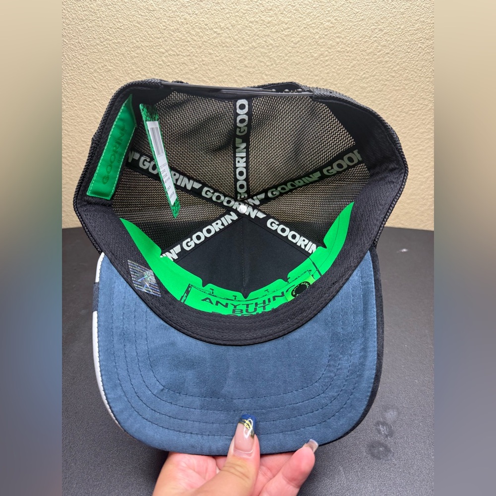 Custom Goorin Bros “KING” Lion Pop Art Trucker Hat - Picture 5 of 5